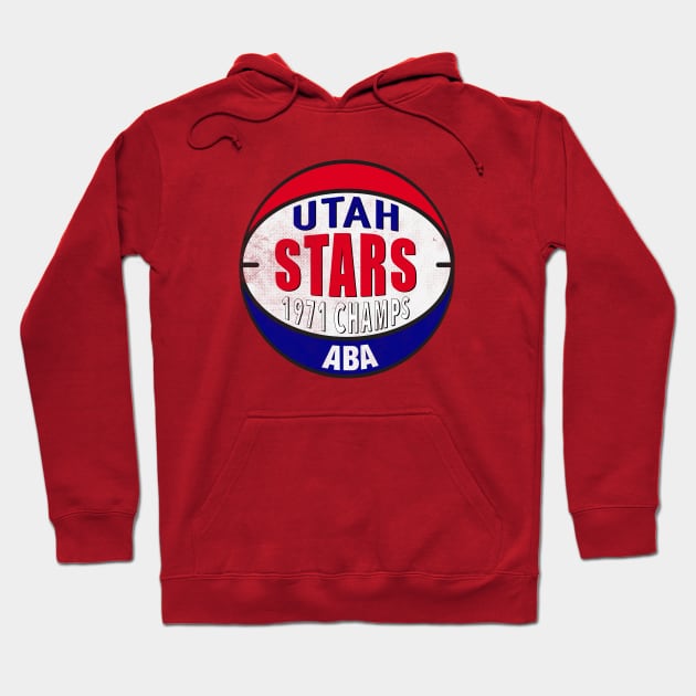 Defunct Utah Stars 1971 ABA Champs Hoodie by LocalZonly